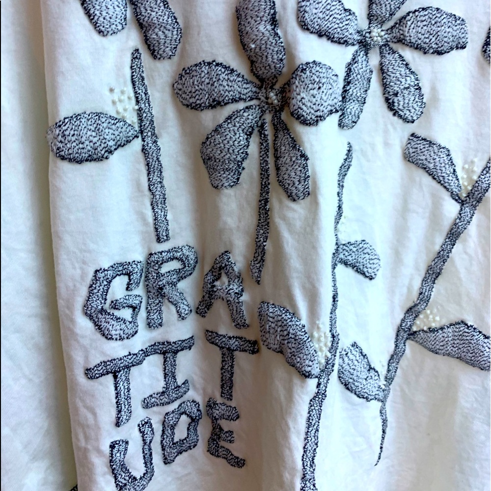 *FREE PEOPLE* ASYMMETRICAL HEMMED T-SHIRT